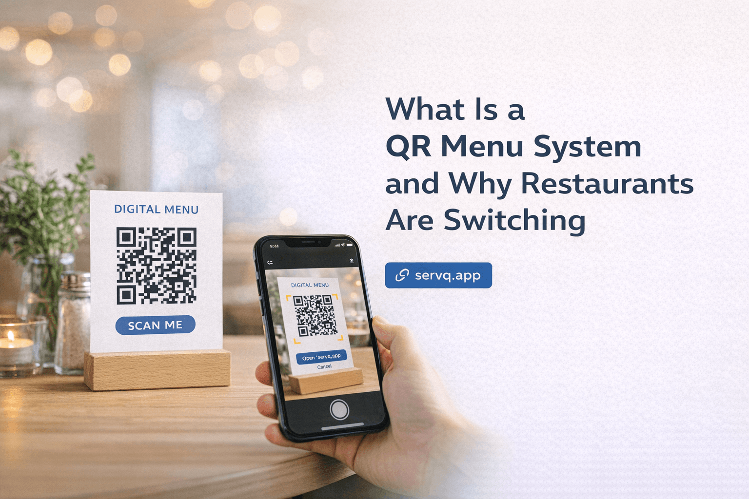 What Is a QR Menu System and Why Restaurants Are Switching